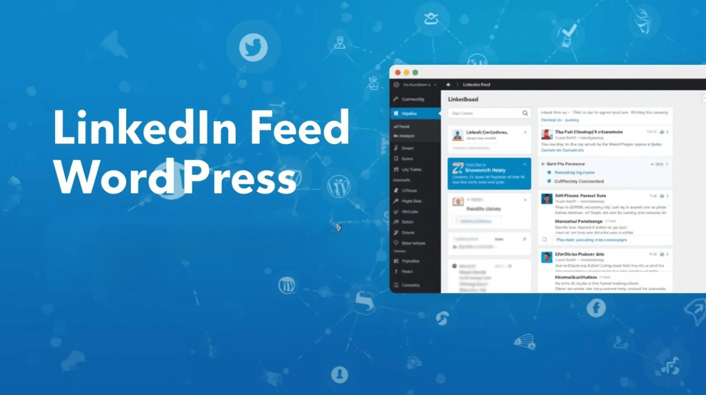 linkedin feed wordpress plugin