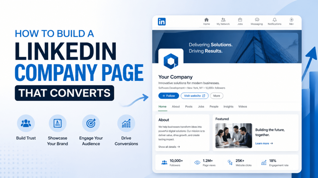 how to build linkedin company page