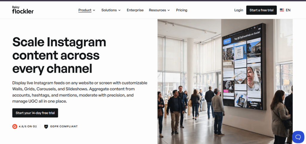 embed instagram stories - flockler