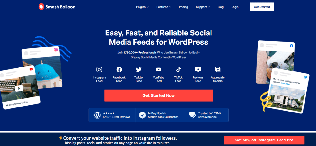 smashballoon social feed plugin