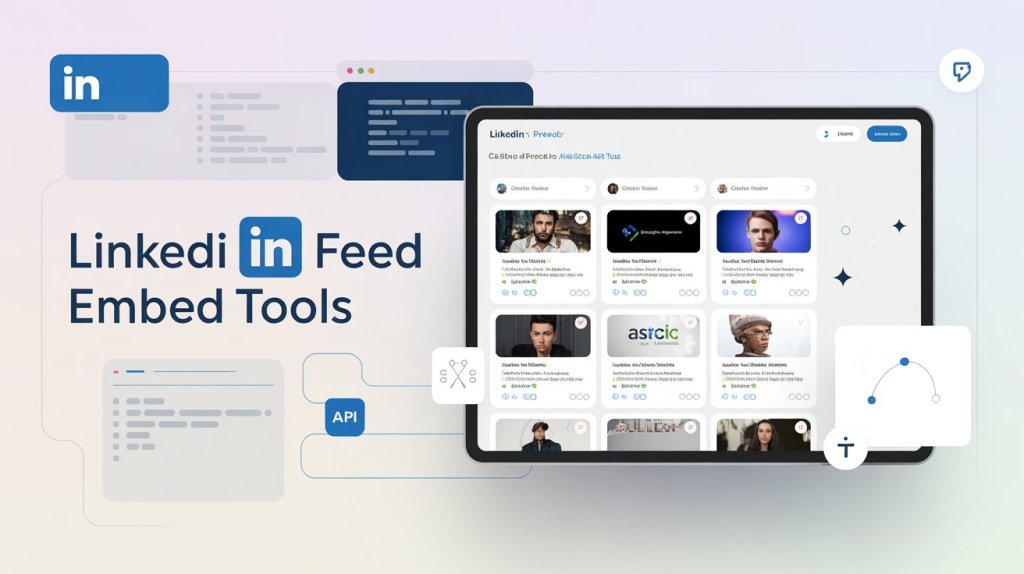 linkedin feed embed tools