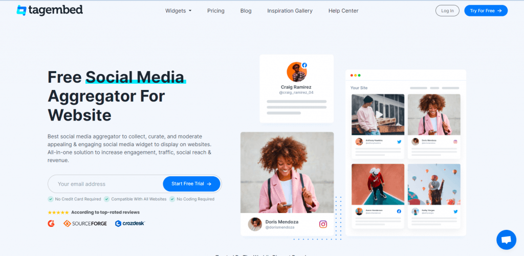 tagembed linkedin aggregator