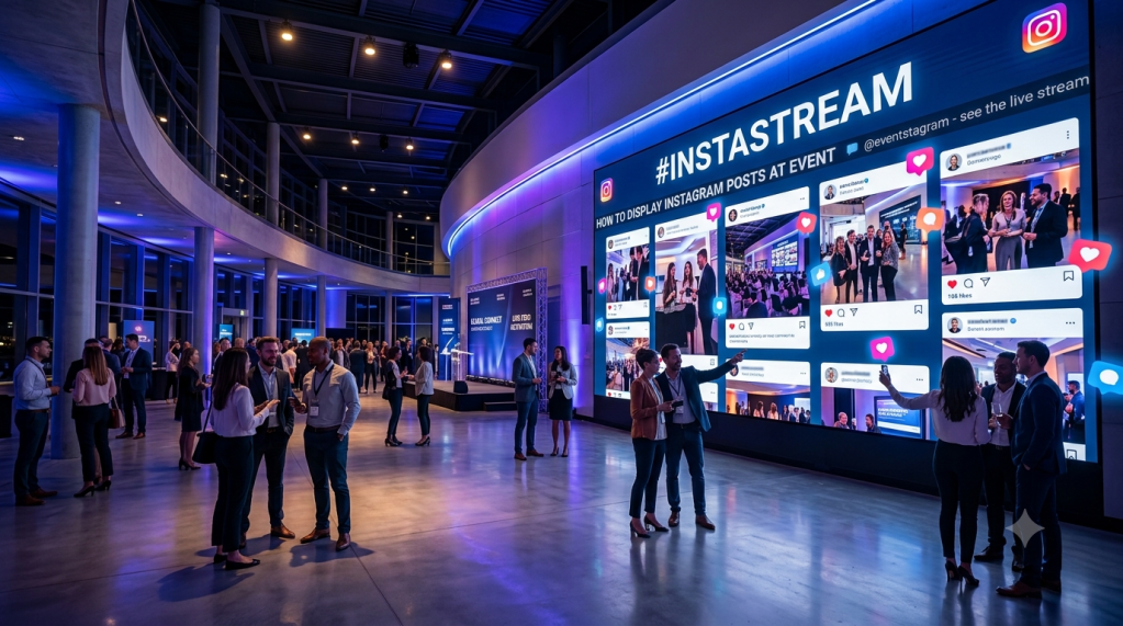 How To Display Instagram Posts At Event