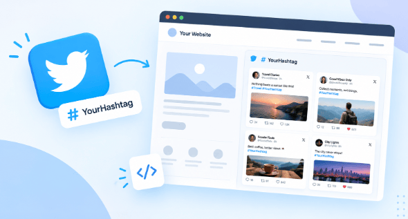 twitter hashtag feed